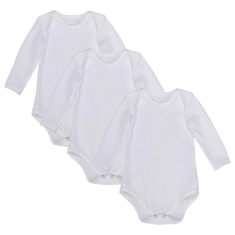 Newborn Triangle Long-sleeved One-piece Romper Spring And Autumn - Babyzy