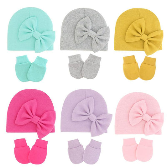 Infant Fetal Hat Newborn Gloves Set - Babyzy