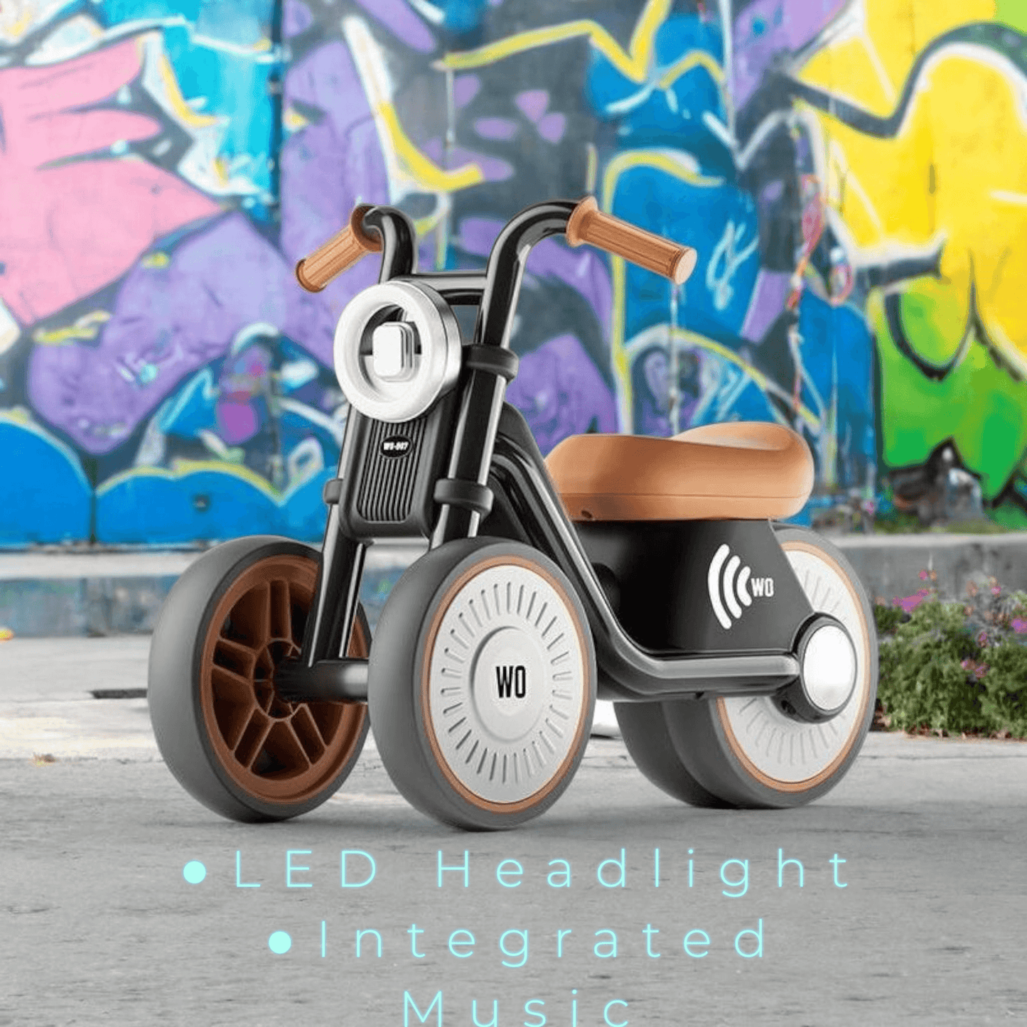 Children's Sliding and Twisting Baby Walker Three Wheels