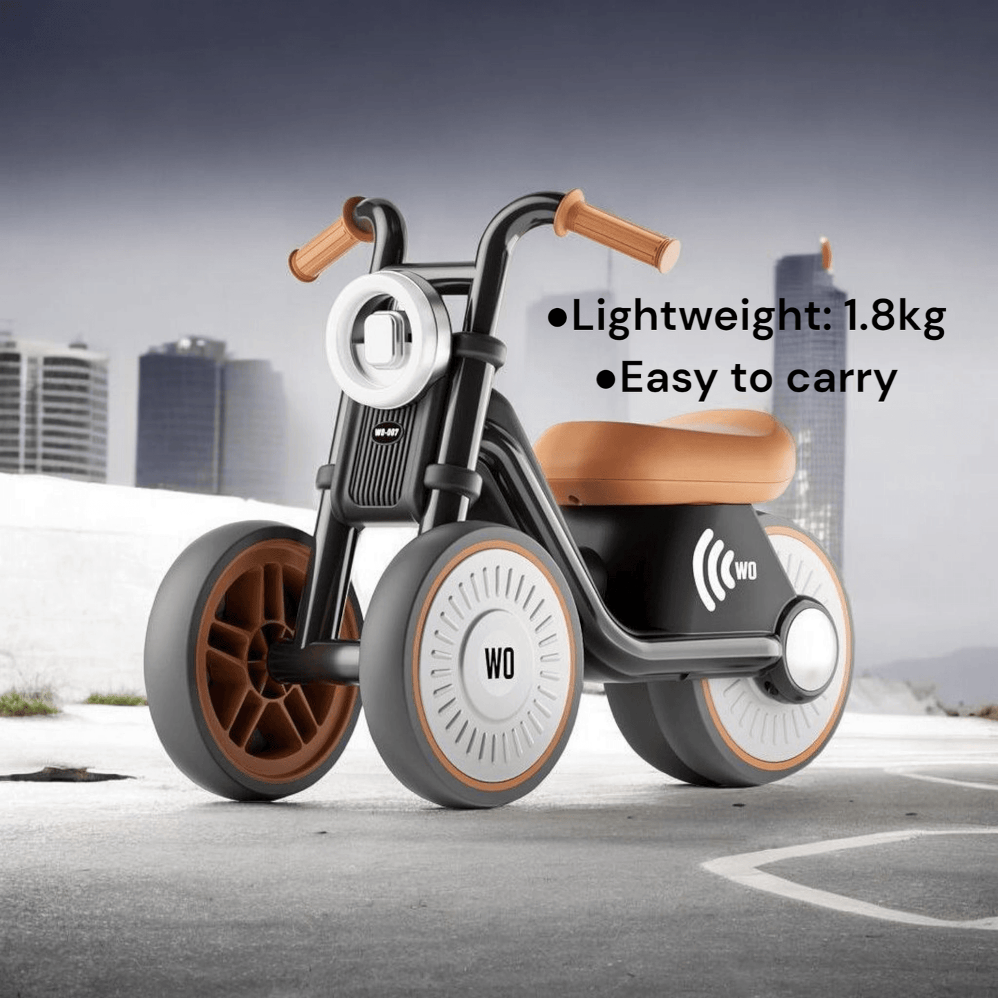 Children's Sliding and Twisting Baby Walker Three Wheels